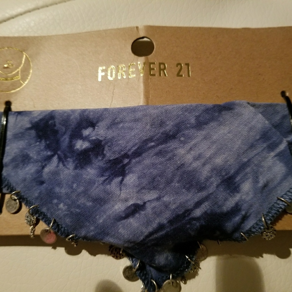 Denim Forever 21 choker